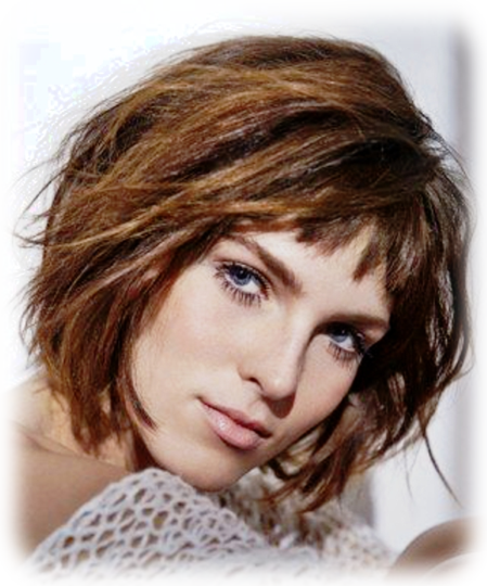 Haarschnitt für mittellanges Haar